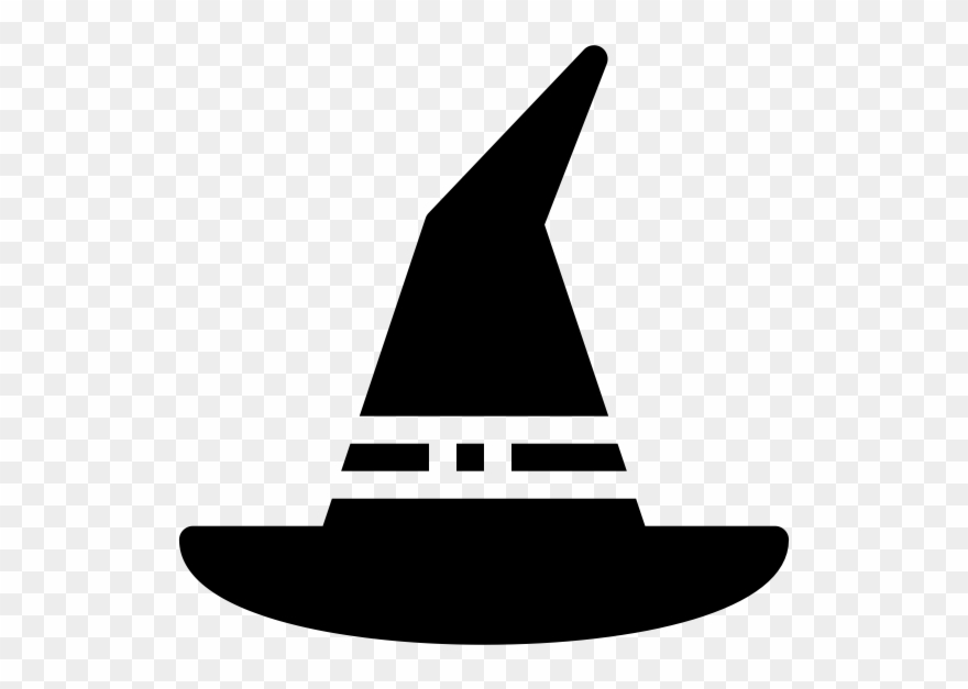 Witch Hat Rubber Stamp - Free Svg Witches Hat Clipart