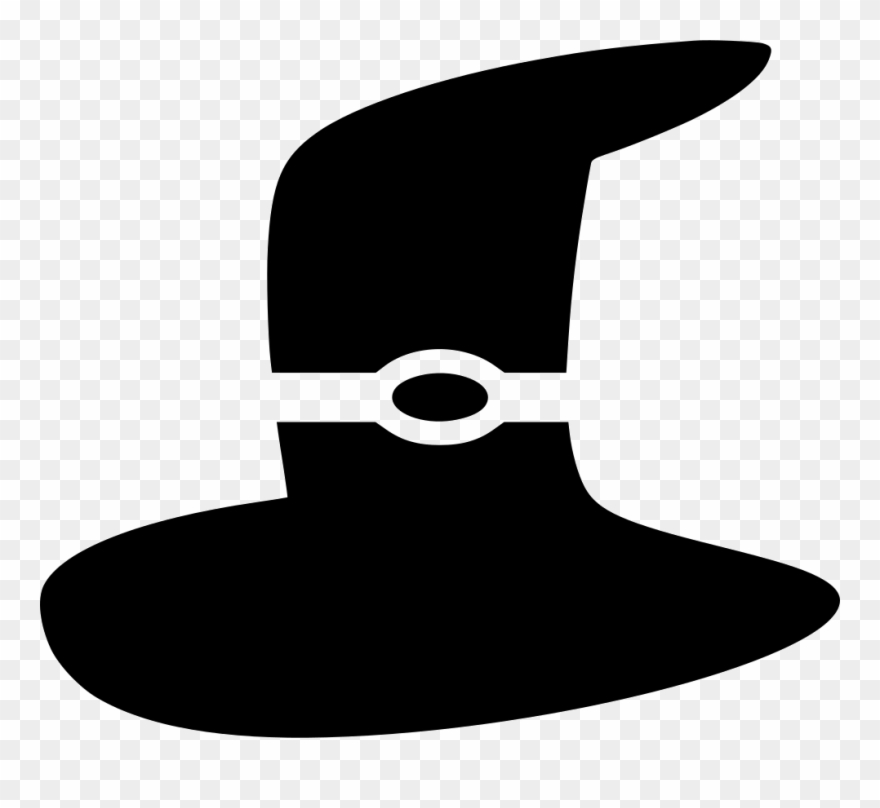 Witch Hat Rubber Stamp - Hat Clipart