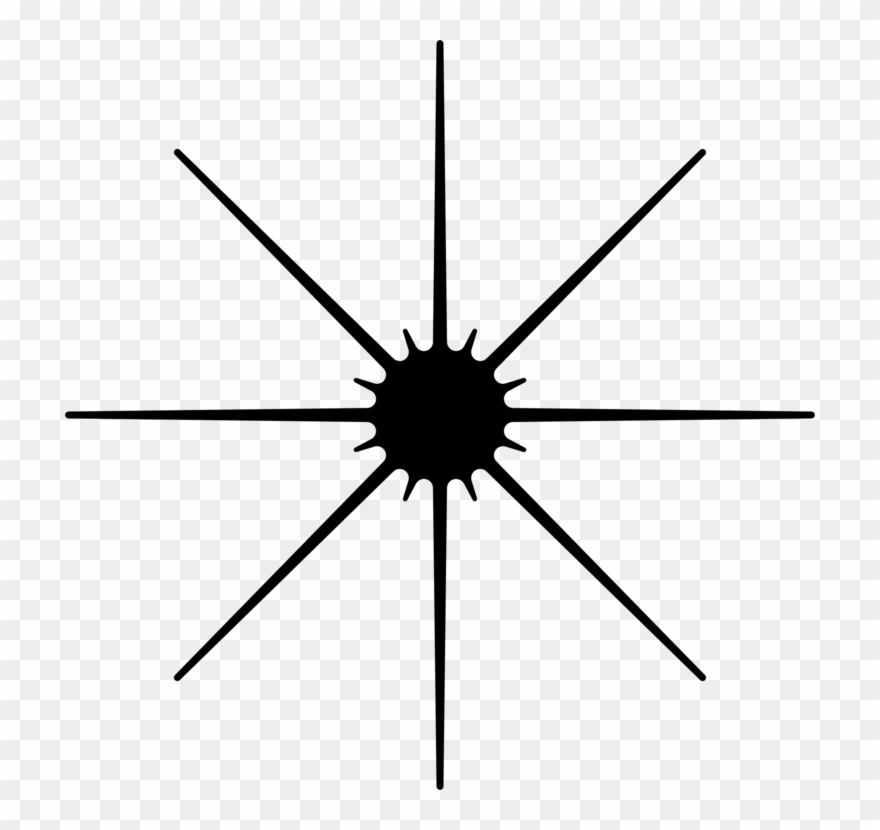 Silhouette Drawing Black Television Star - Clip Art - Png Download