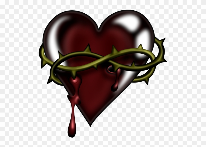 Valentine Hearts, Halloween 2, Wild Hearts, Spikes, - Emo Hearts Clipart