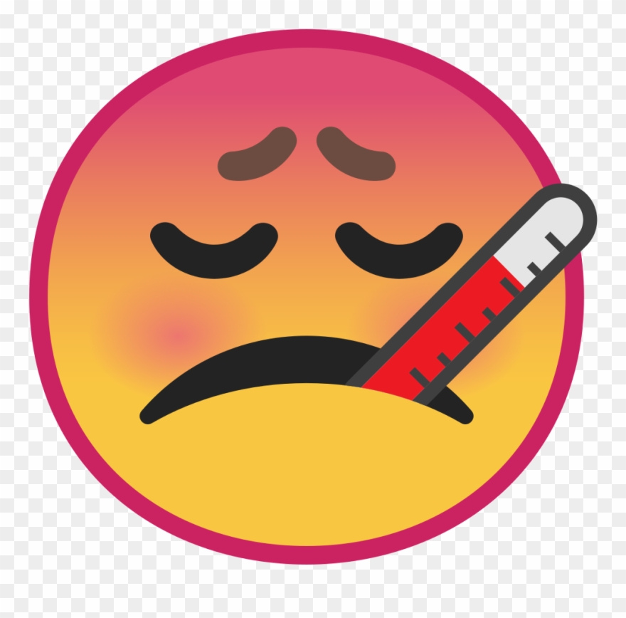 Noto Emoji Oreo 1f912 - Emoji Demam Clipart