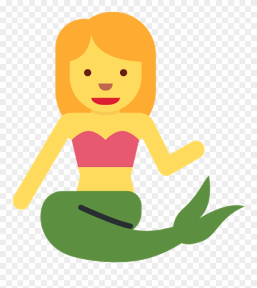Emoji Mermaid Sirena Hearts Pencilart Arte Art Playgame - Emojis De Una Sirena Clipart