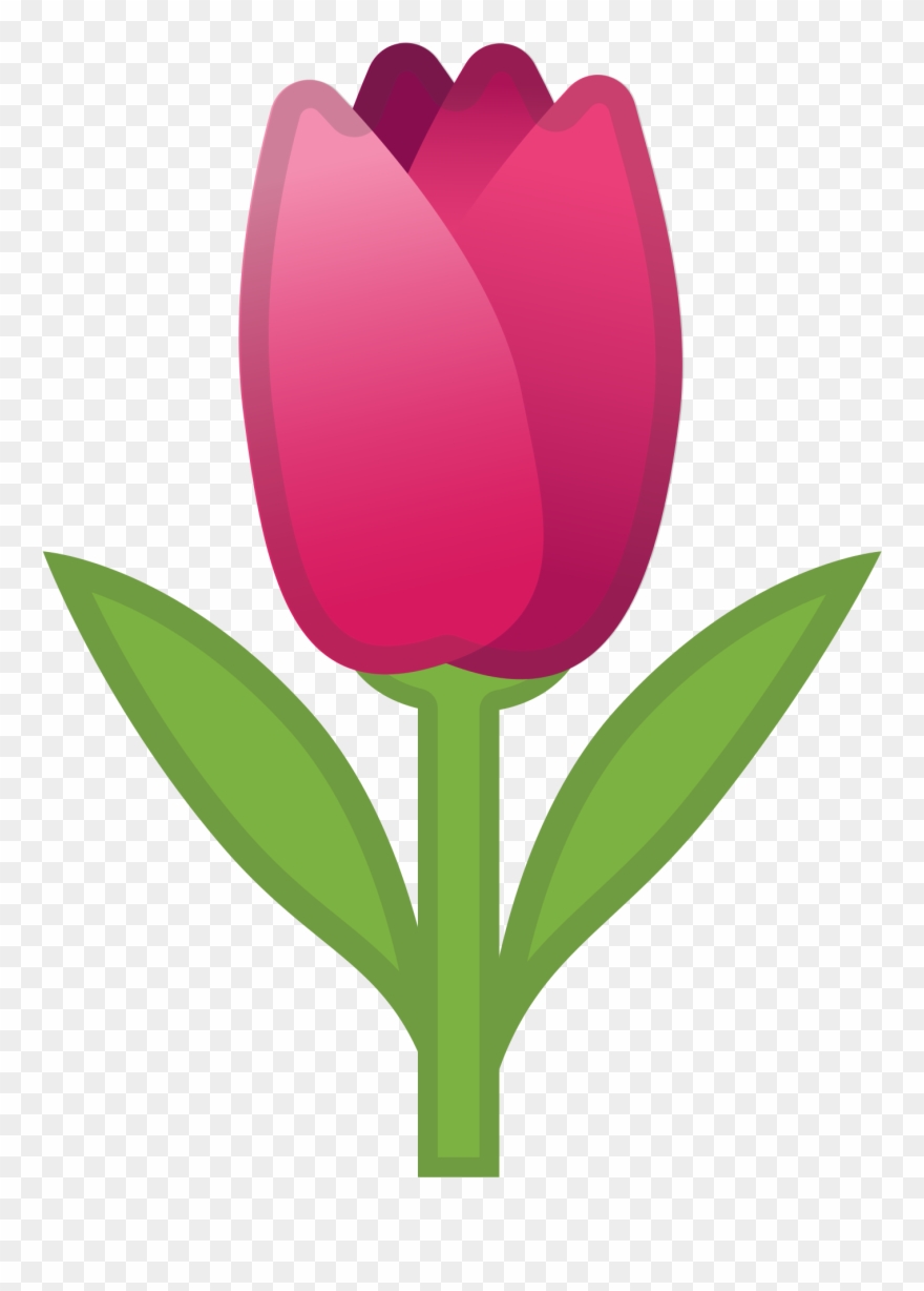 Open - Tulipan Emoji Png Clipart