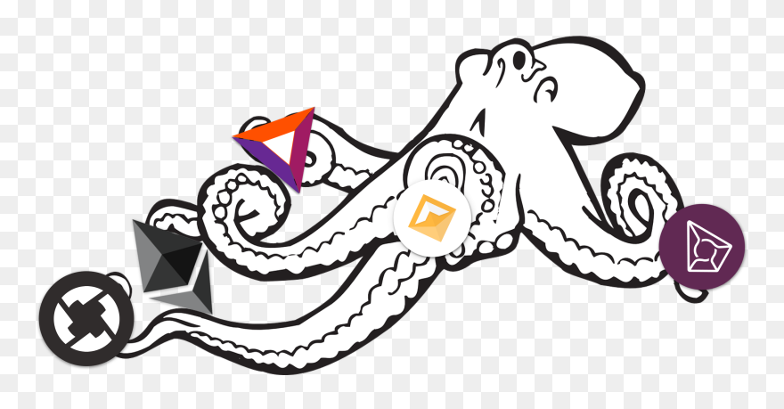 Get All Eth & Token Balances For Multiple Addresses - Black N White Octopus Clipart