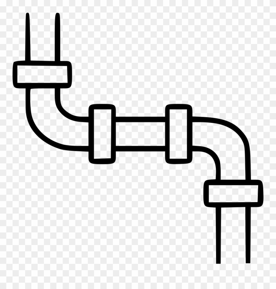 Water Pipeline Engineering Tube Plumbing Drain Comments - Pipeline Icon Png Clipart