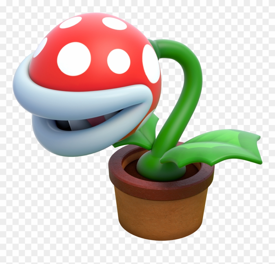 Pipe Clipart Pixel Art - Potted Piranha Plant - Png Download
