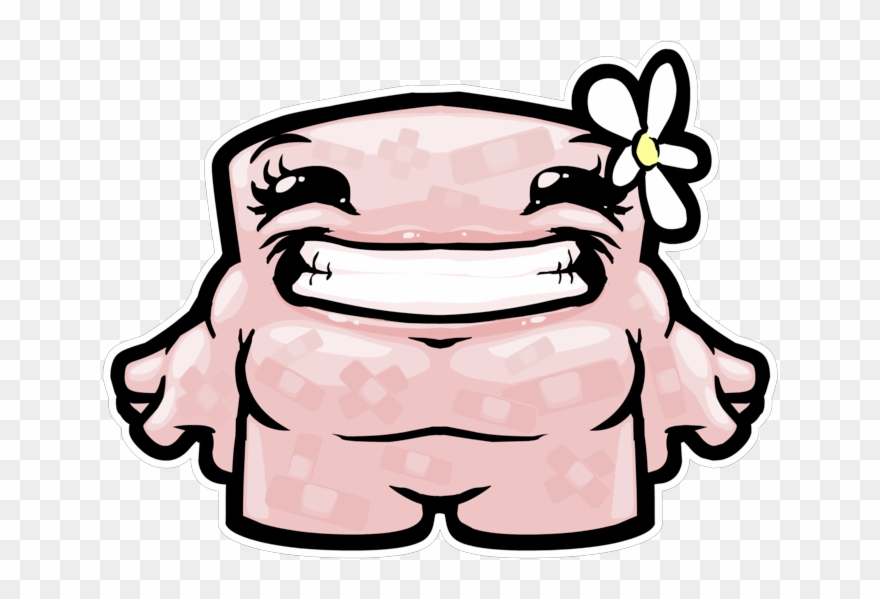 Meat Boy - Super Meat Boy Love Clipart
