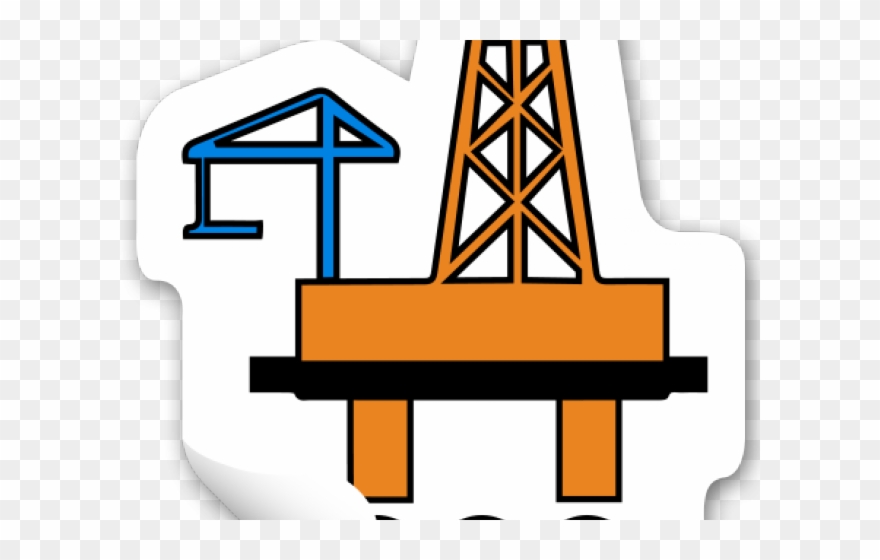 Oil Rig Clipart Oil Industry - Oil Platform - Png Download