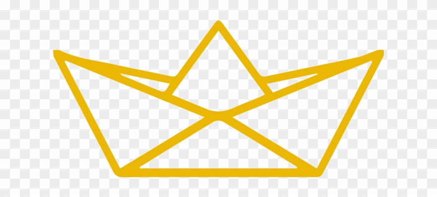 Cnc Marine We Are Here To Help - Origami Boat Logo Png Clipart