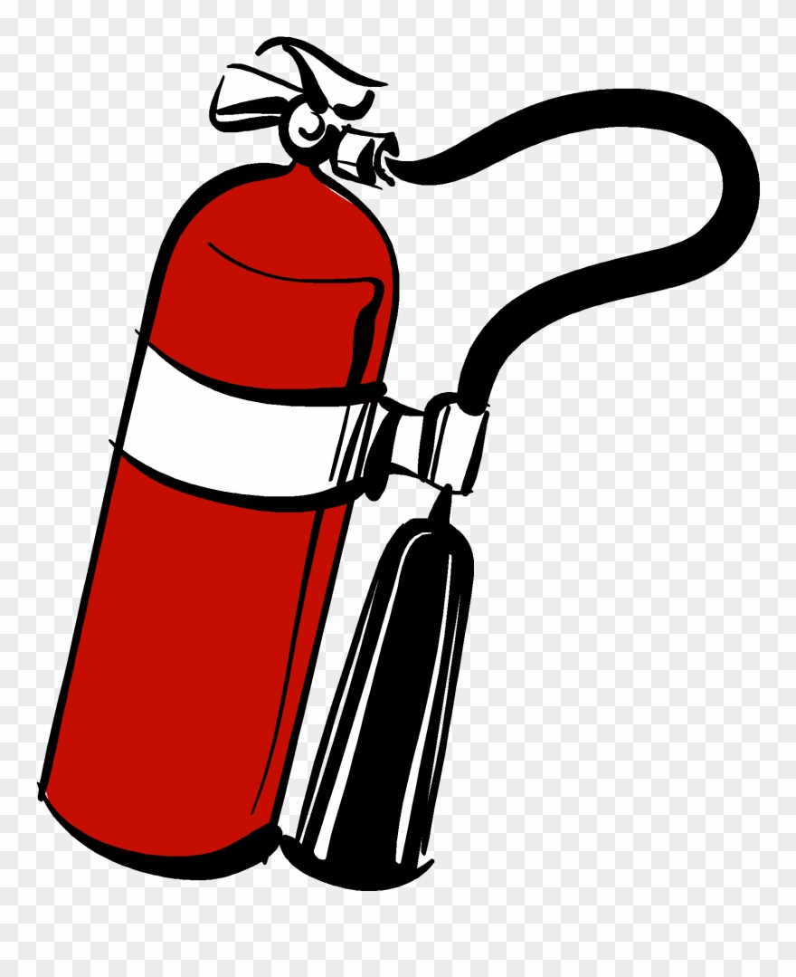 Eye Wash And Fire Extuisher Clipart