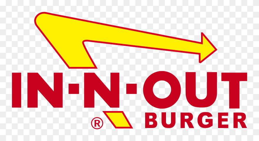 In N Out Burger Logo Inob - N Out Burger Logo Clipart