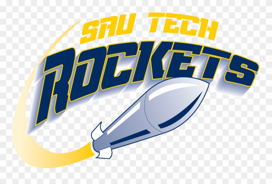 Woods Family Supports Community & Sau Tech - Sau Tech Rockets Clipart