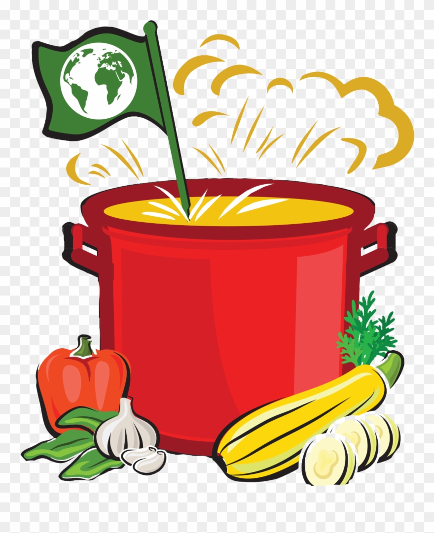 Pot With Food In It Clipart - Pot With Food Clipart - Png Download