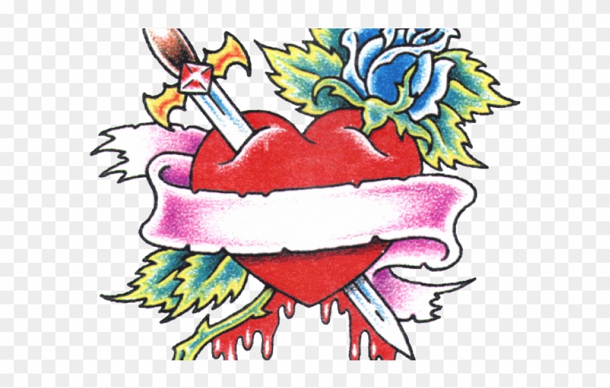 Png Heart Tattoo Clipart