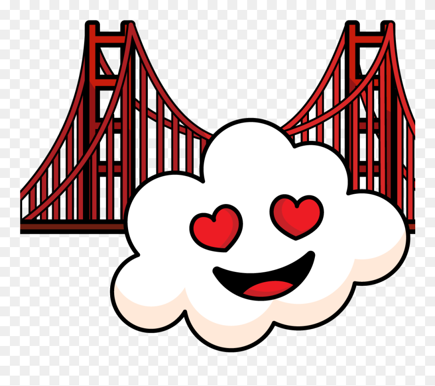 Golden Gate Bridge - San Francisco Emojis Clipart
