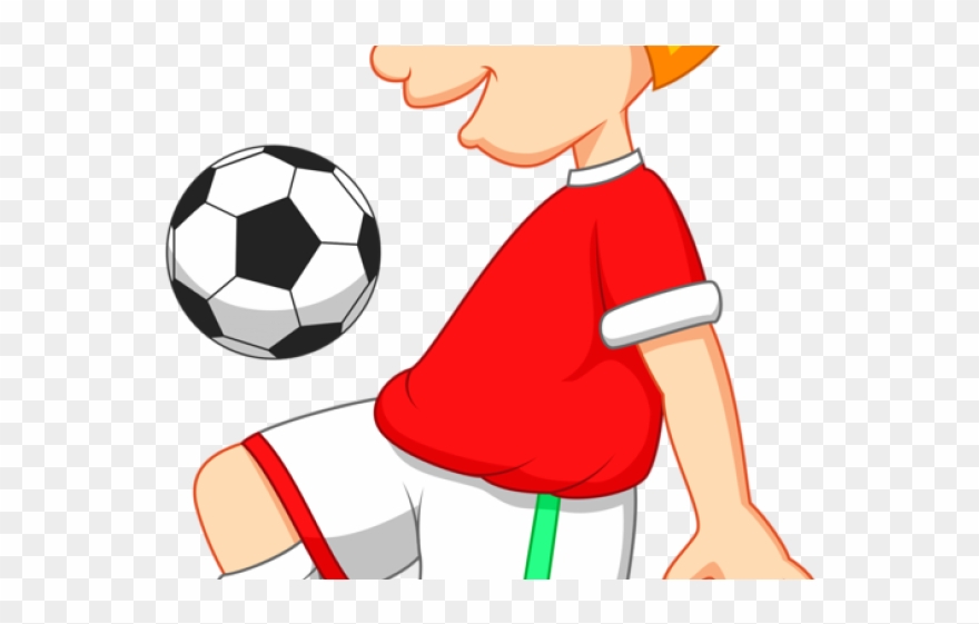 Decorations Clipart Soccer - Play Football Cartoon - Png Download