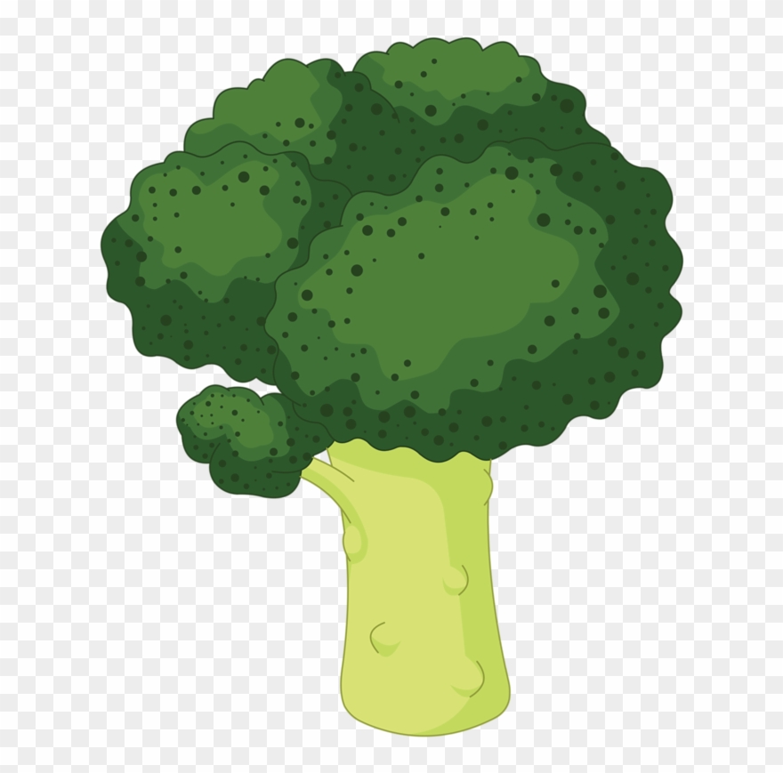 Lettuce Clipart Broccoli - Color Verde En Caricatura - Png Download