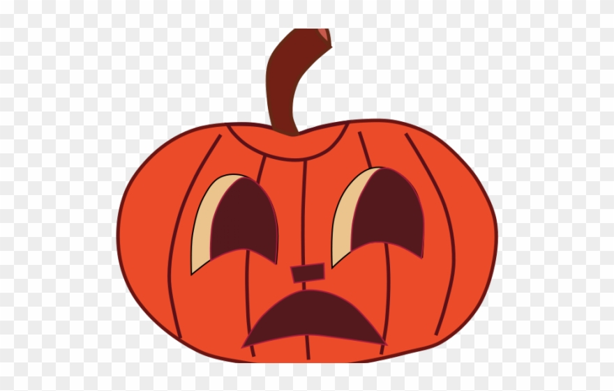 Jack O Lantern Clipart - Sad Jack O Lantern - Png Download