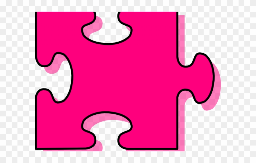 Puzzle Clipart Pink - Puzzle Piece Clipart Pink - Png Download