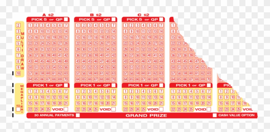 Mega Million Playing Card Clipart Mega Millions Powerball - Mega Millions - Png Download