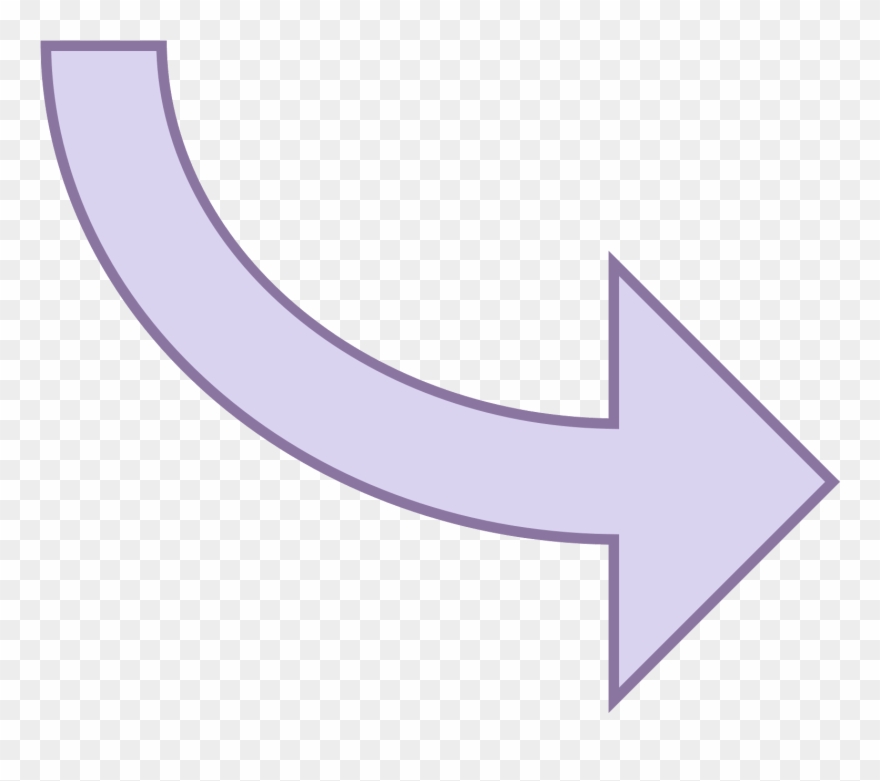Curved Arrow Icon - Icon Clipart