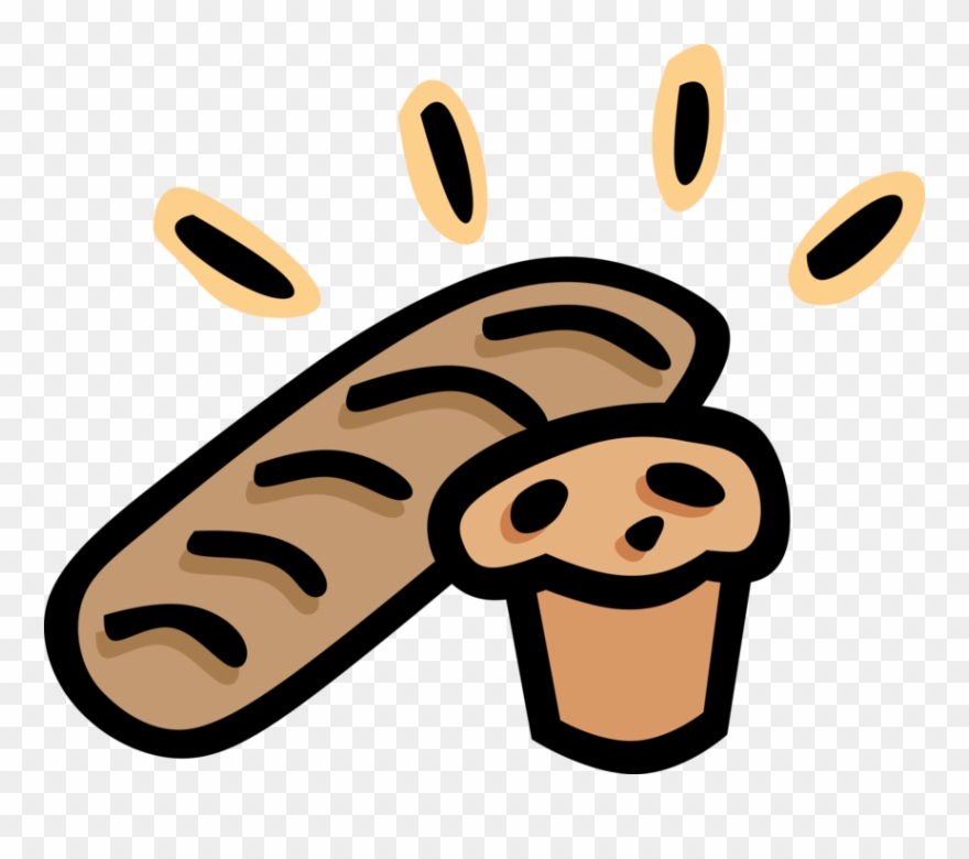 Vector Illustration Of Loaf Of Bread And Baked Quick - Did Napoleon Restore Economic Order Clipart