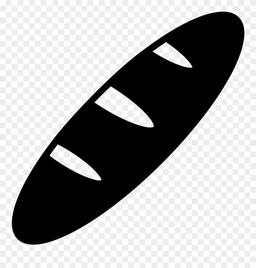 Loaf Of Bread Comments - Loaf Of Bread Silhouette Png Clipart