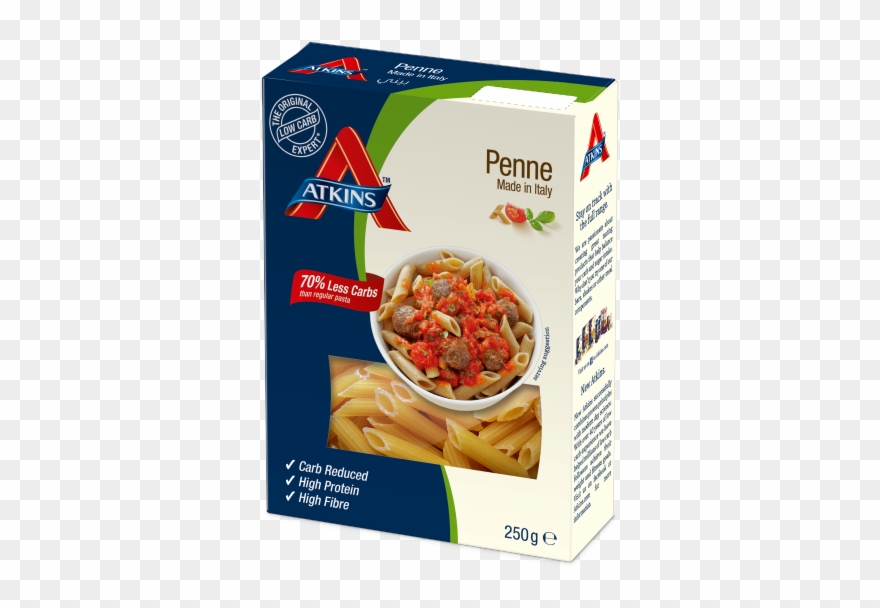 Atkins Low Carb Diet - Atkins Cuisine Penne Pasta 250g | Westminsterhealthstore.com Clipart