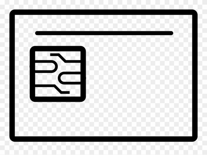 Smart Card Clipart Smart Card Computer Icons Credit - Smart Card - Png Download