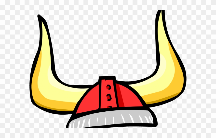 Drum Sticks Clipart Club Penguin - Clip Art Viking Helmet - Png Download
