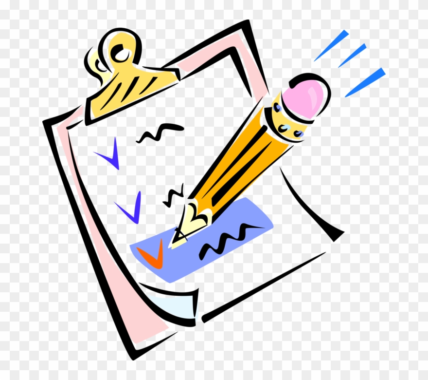 Vector Illustration Of Graphite Pencil Writing Or Drawing - Procedure Clipart - Png Download