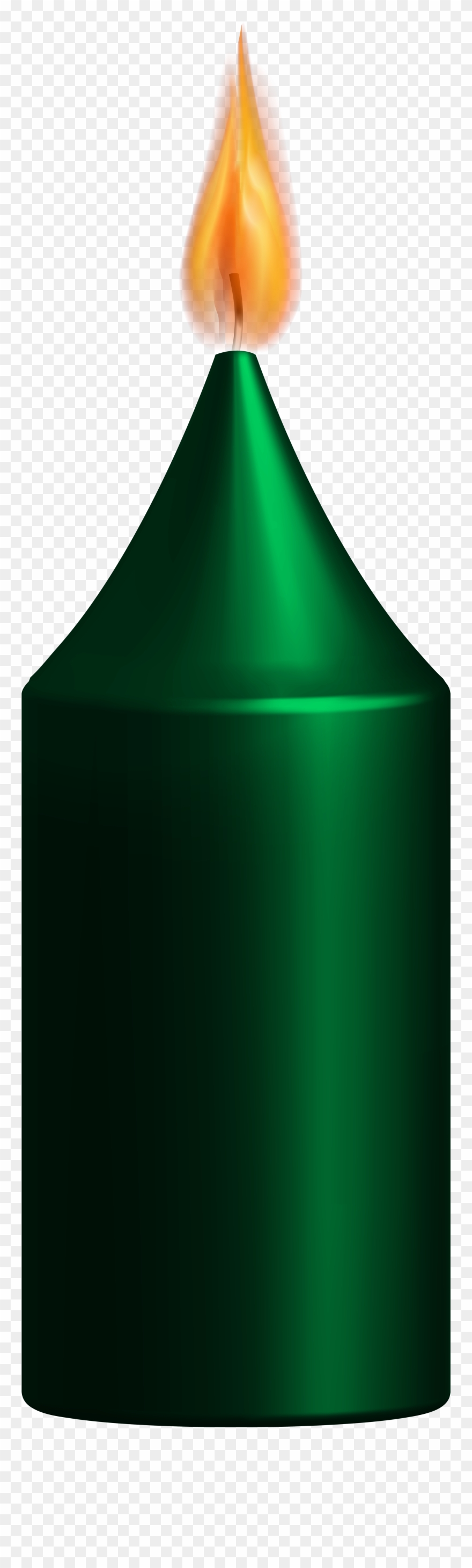 Green Candle Png Clip Art - Green Candle Clip Art Transparent Png