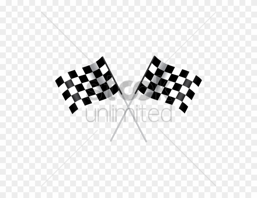 Download Red And Yellow Race Flag Clipart Racing Flags - Half White Half Black Flag - Png Download