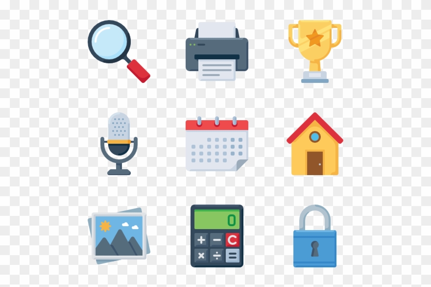 Flat Set - Icon Clipart