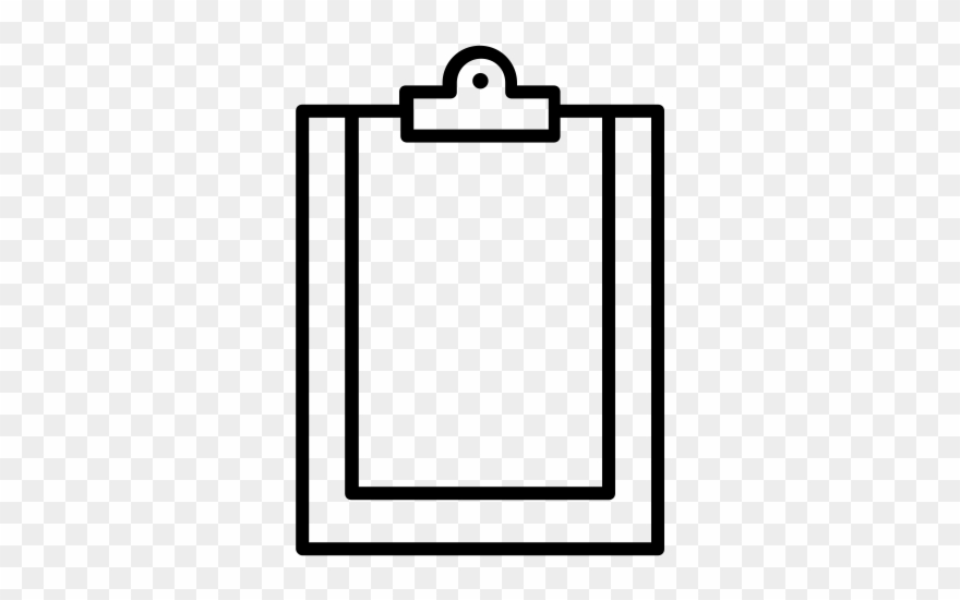 Clipboard Rubber Stamp - Assessment Center Symbol - Png Download