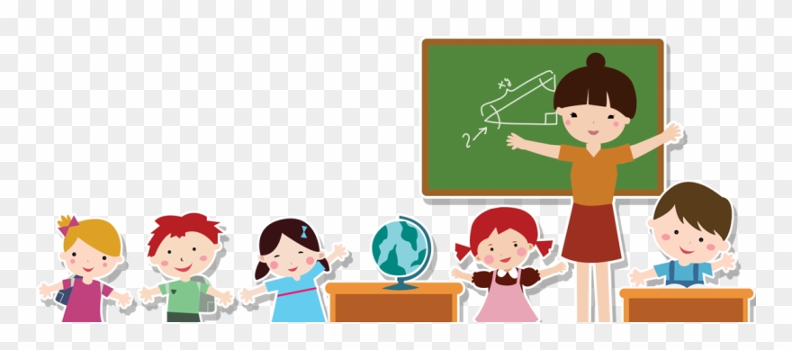 Teacher And Student Cartoon Png Clipart