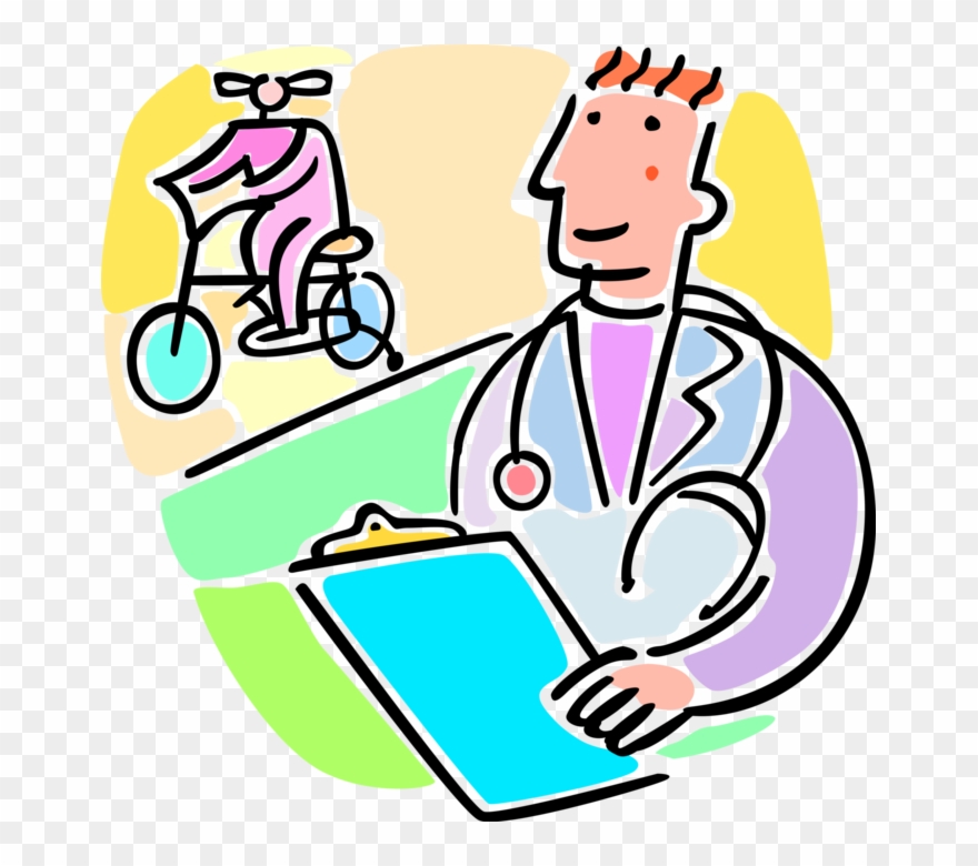 Vector Illustration Of Health Care Professional Doctor Clipart