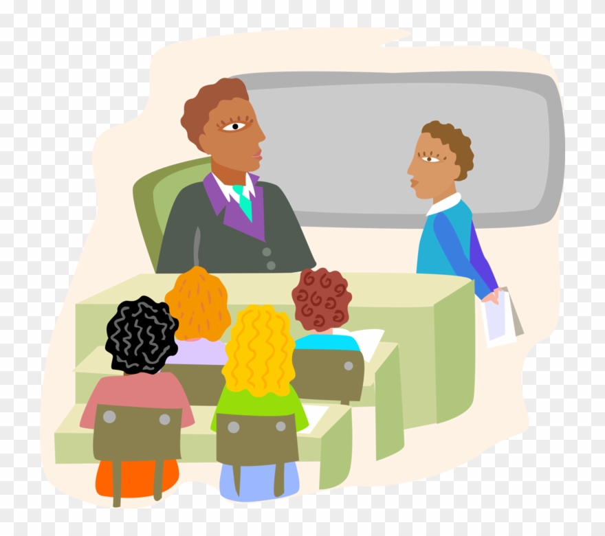 With Students And Teacher - Access Database Student Grades Clipart