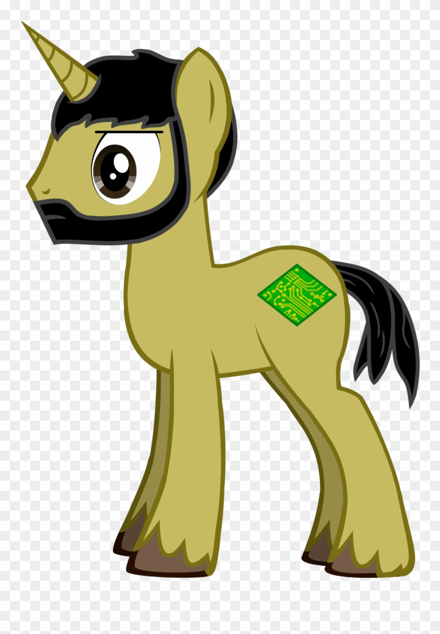 Circuit Board - Mlp Beard Pony Clipart