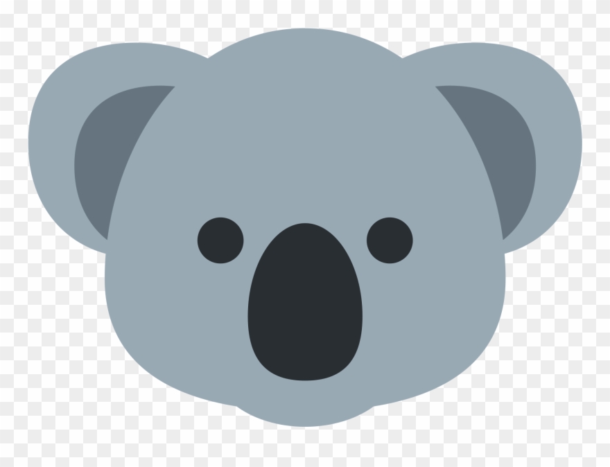 File Twemoji F Svg Wikimedia Commons Open - Koala Icon Png Clipart