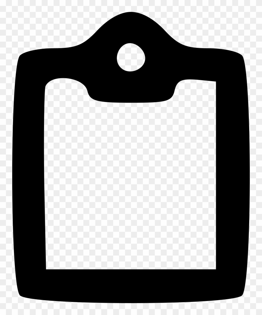 Empty Clipboard Comments - Png Download