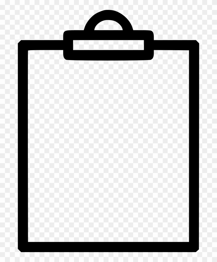 Clipart Free Download Clipboard Clip Hardware - White Clipboard Png Transparent Png