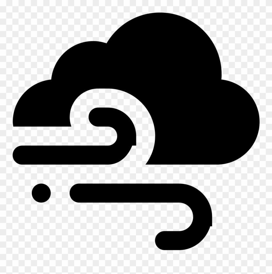 Windy Weather Icon - Climate Clipart