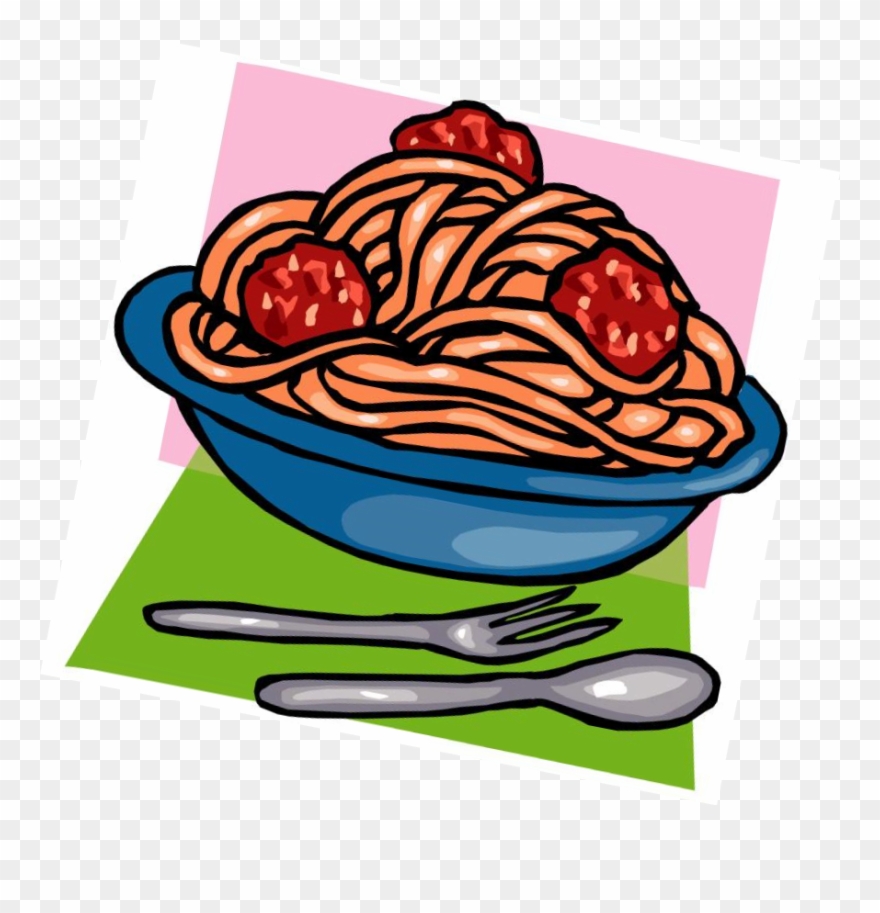 Spaghetti Dinner And Auction - Clip Art - Png Download