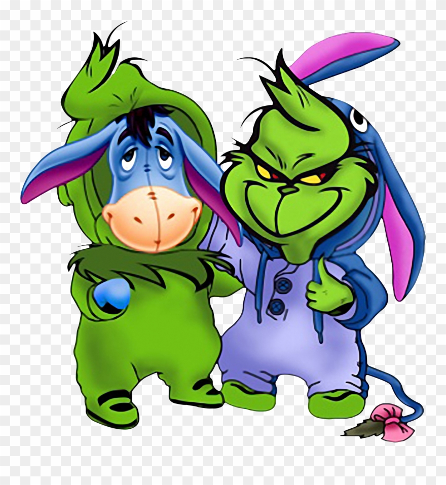 Best Friends Eeyore And Grinch Shirt, Sweater, Hoodie, - Winnie The Pooh (life Size Stand Up) Clipart