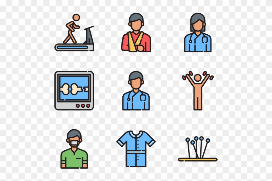 Physiotherapy - Physiotherapy Flat Icon Clipart