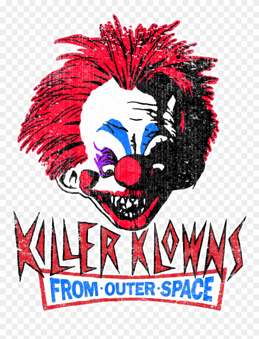 Killer Klowns From Outer Space Rough Clown Men's Long - Killer Klowns From Outer Space Png Clipart