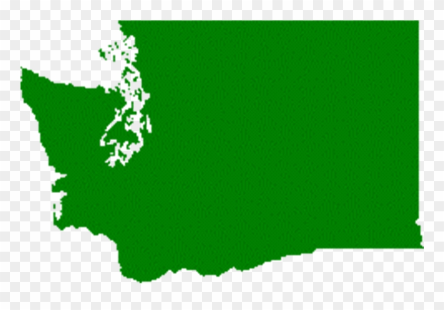 Job Listing For April - Washington State Map Clipart