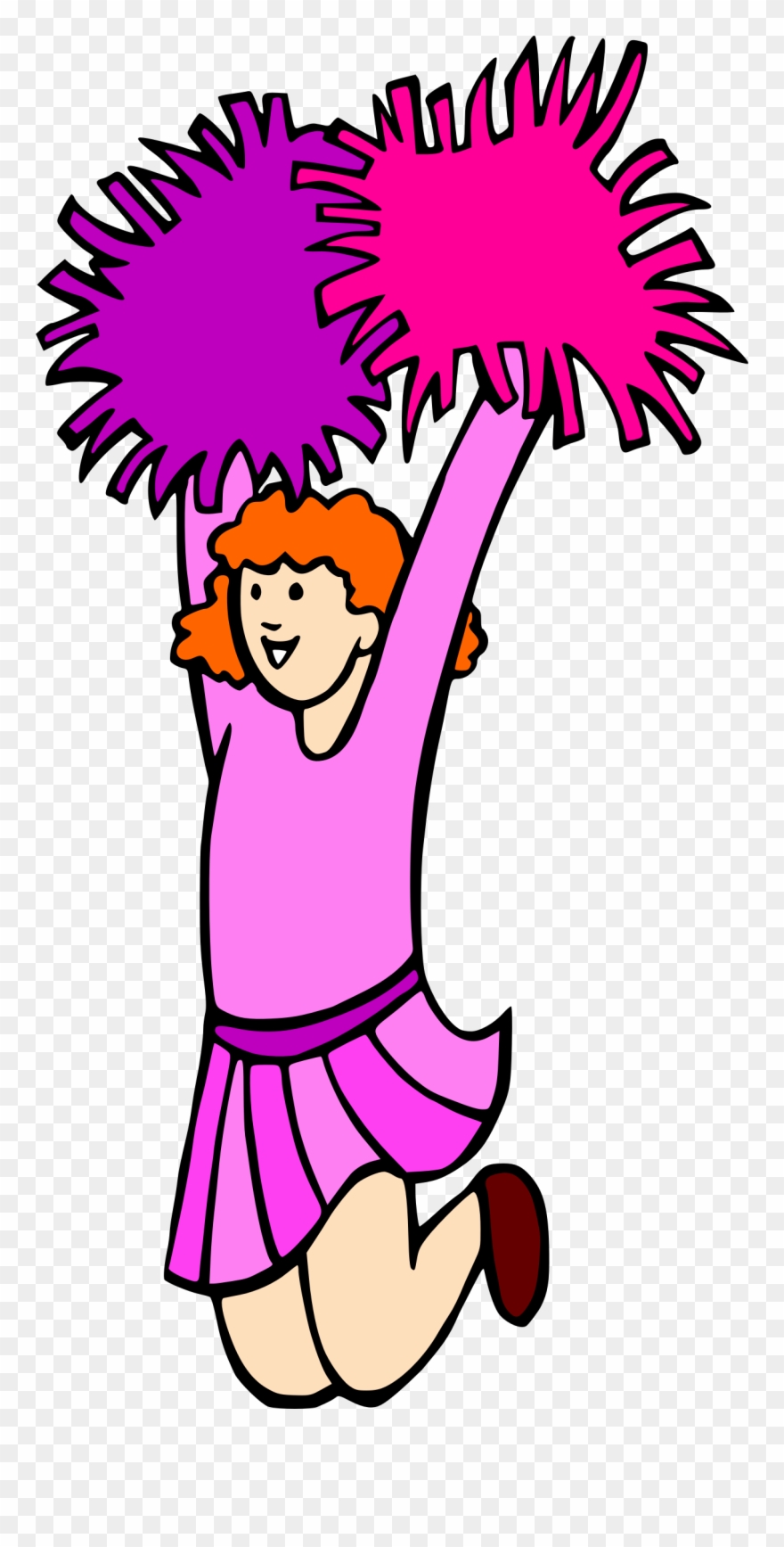 Banner Cheer Leader Clipart - Cheerleading - Png Download