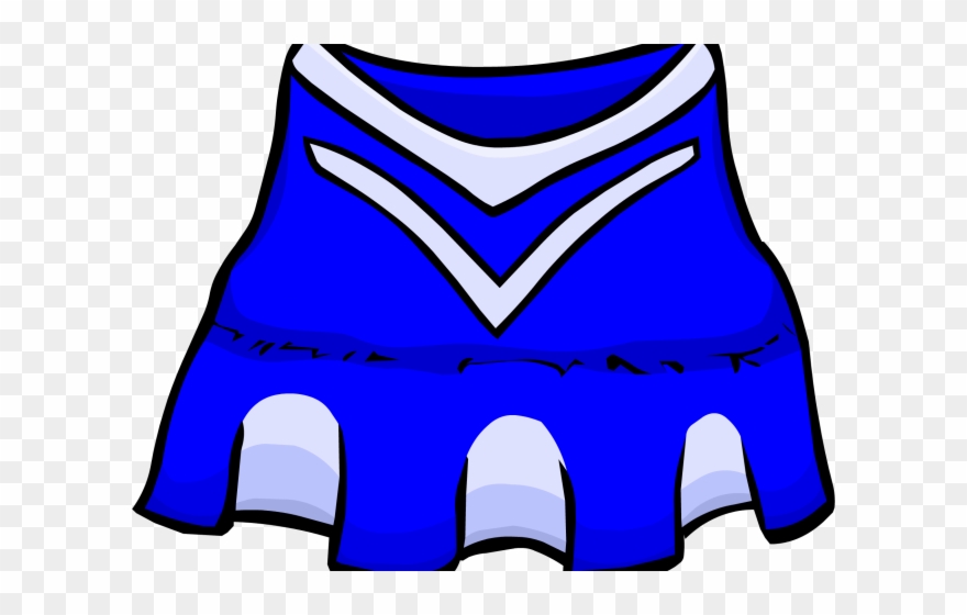 Cheerleader Clipart Dress - Club Penguin Cheerleader Outfit - Png Download